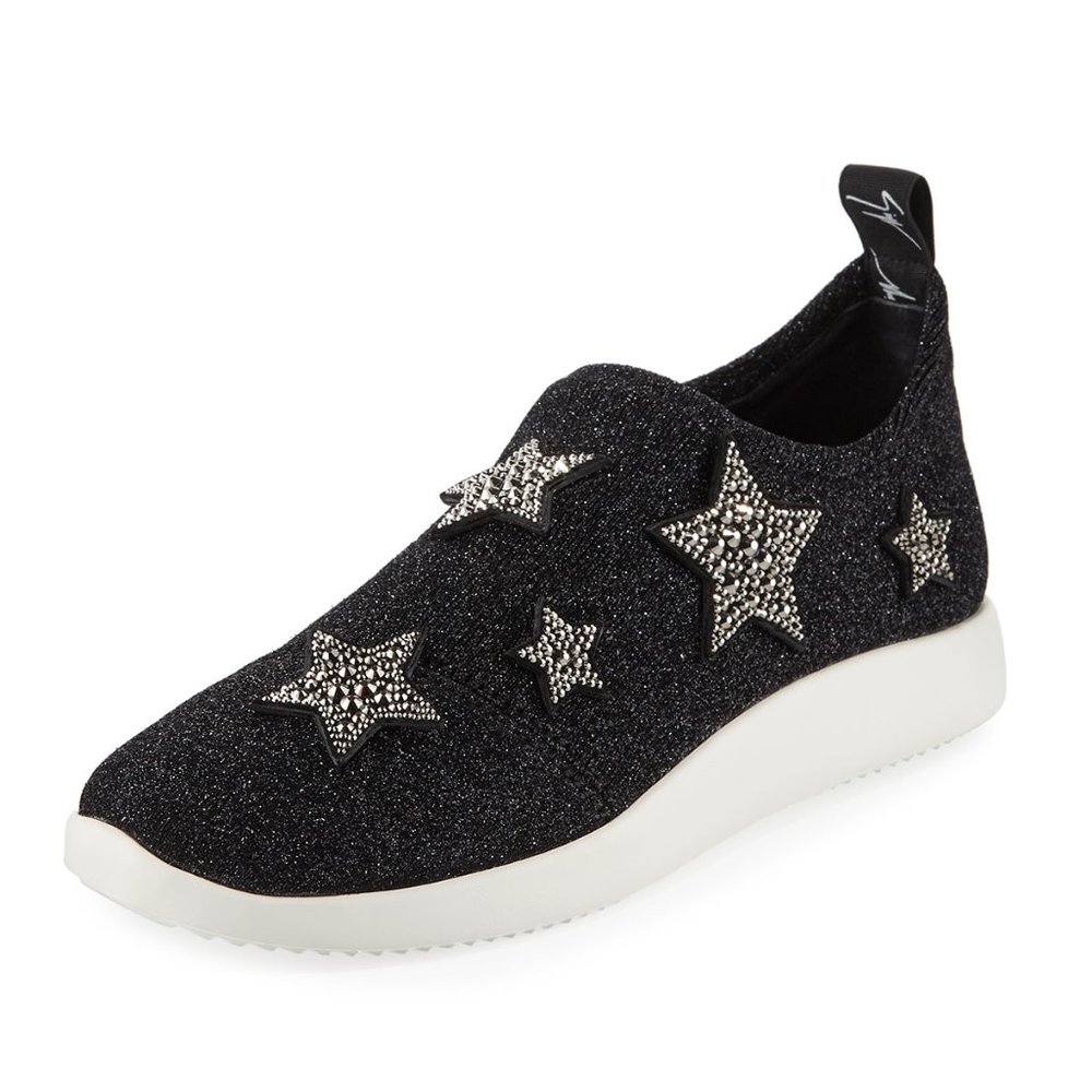 Giuseppe Zanotti Alena Star Glitter Sneakers